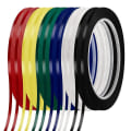 Miniatyrbilde 1 av 5: 12 ruller 1/8 tommers hvittavletape, Pinstripe-tape Tørrmarkørtavletape Selvklebende grafisk rutenettmerking
