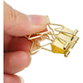 Miniatyrbillede 6 af 8: 100 stk. Stjerneformede Papirklemmer, Specielle Forme Papirklips, Metal Papirfastgørere Hul Lang Hale Kontorartikler Klips til Skole Kontor Guld