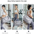 Miniatyrbilde 5 av 5: Gymbag for kvinner og menn med skoskap og våtlomme, for Easyjet Airlines kabinveske 45x36x20 under sete reiseveske duffelbag håndveske