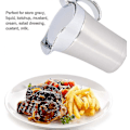 Miniatyrbilde 4 av 4: Dobbeltisolert sausnebb med hengslet lokk, ideell sausbolle i rustfritt stål (750 ml)