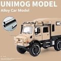 Pikkukuva 4 / 5: 1/32 Rv Alloy Simulaatio Maastoauto Lasten Leikkikalut - Keltainen Yellow