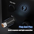 Pikkukuva 4 / 7: 5 kpl 6,35 mm:n uros Mono Jack -liitin RCA Naaras Phono -liittimeen Kullattu Audioadapteri