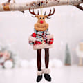 Miniatyrbillede 1 af 5: 12/1 stk. Juleplys Dukke Ornamenter Julemand Snemand Juletræ Hængende Vedhæng Hjem Jule Nytår Fest Dekorationer Gaver 03-B(26x7cm)