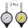 Miniatyrbild 1 av 5: 2 st Kartavståndsmätare Odometer Multifunktionell Kompass Kurvmätare Enhet, Opisometer, Kurvmätare, Avståndskalkylator Kartmätare Kompass Vandring