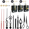 Miniatyrbillede 1 af 4: Pieces Høj Moment Lang Aksel Urværk Mekanisme Kvarts Ur Motor Kit med 5 Par Forskellige DIY Ur Reparation Dele Udskiftning