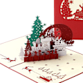 Miniatyrbilde 3 av 5: Julehilsen Pop Up-kort, Julekort, Barnas Jul