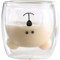 Miniatyrbillede 1 af 7: Sødt Kaffe Kopper Te Mælk Sød Bjørn Kat Panda Espresso Kopper Krus Dobbelt-Væggede Isoleret Glas Fødselsdagsgaver Transparent bear