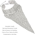 Miniatyrbilde 4 av 6: Rhinestone Statement Halskjede for Kvinner Tassel Bib Choker Krage Chunky Kostymesmykker B