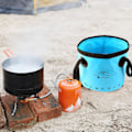 Miniatyrbild 4 av 5: Hopfällbar Hink med Handtag | 10L/20L Lätt Vikt Bil Tvätthink | Flerfunktions Vikbar Blue 10L