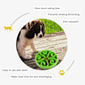 Miniatyrbild 3 av 5: 1 st Slowmatningskål för Hund, Långsam Ätningsskål för Mellanhundar, Rolig Pussel Slow Feed Halksäker Interaktiv Blo Green