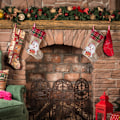Miniatyrbild 8 av 8: Julstrumpor Diamantmålning Kits för Vuxna Nybörjare, 4 Pack Kamin Hängande Strumpor, DIY Strassmålning Julgransprydnader Christmas 2