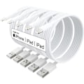 Miniatyrbilde 1 av 7: 5X Lightning USB-kabel for Apple for din iPhone, iPad 1m Hvit