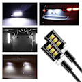 Pikkukuva 1 / 4: Hienot 2kpl Led-auton moottoripyörän rekisterikilven valot Lamppu Auto Takavalo Eturuuvipultti Polttimot Lamput Valonlähde 3 Led 5630 Smd