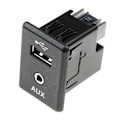 Miniatyrbilde 1 av 4: USB AUX Port Adapter Lydavspiller og USB-kontakt for Rouge 795405012