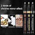 Miniatyrbillede 3 af 5: Vandtæt Marker Pen med Høj Glans DIY Tilbehør Flydende Krom Maling Pen til Model Golden C