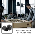 Miniatyrbillede 3 af 4: 8 stk. Bordfodbold Sikkerheds Endestykker Rør Stolpe Dækning Fodboldbord Tip Beskyttere