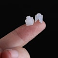 Miniatyrbilde 5 av 5: Par V-blokk for Teflon Tonarmlager Tone Lagre Sett Erstatning for Lenco Vi