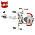 Miniatyrbillede 1 af 5: Moc Kaptajn Futured Comet Rumskib Byggeklodser Sæt Anime Højteknologisk Slagskib Mursten Model Samle Legetøj Børnegaver 805PCS
