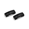 Pikkukuva 1 / 4: 2 kpl Lazy Magnetic Metal -nauhaklipsit Nauhattomat Nauhaklipsit Napit Lapsille Aikuisten - SNNGV Black