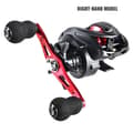 Spinnehjul Glatte Kraftfulde Letvægts Baitcast Tackle Tilbehør Red Right Hand Style