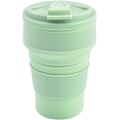 Miniatyrbillede 1 af 4: Silikon Foldbar Vandkop Bærbar Udendørs Kop Teleskopisk Kaffe Kop Kreativ Vandkop (Grøn, 350ml)