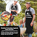 Miniatyrbilde 7 av 8: Morsomme Forklær for Menn, MR Good Looking is Cooking, Profesjonelt Kjøkkenforkle Kokk Ektemann Smekke Forklær med Dobbel Lomme Justerbar 6