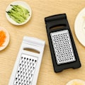 Miniatyrbilde 8 av 8: Mote Grater Grønnsakskutter Grønnsakslicer Allsidig Gadget Behandling Verktøy Grønnsakskutter for Fruktslicer White