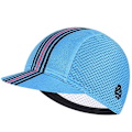 Miniatyrbillede 1 af 5: Cykkelkasket Åndbar Hjelmforing Solbeskyttelse Kasket Cykeludstyr Blue hat-black pink stripe