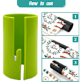 Miniatyrbild 3 av 5: 4-pack Glidande Presentpapperskutter - Bärbar Presentpappersrulle-kutter för Jul- och Födelsedagsinpackning