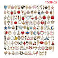 Miniatyrbild 1 av 5: Blandade Emaljberlocker Djurbilder DIY Armband Smycken C: 150Pcs