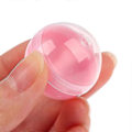 Miniatyrbillede 3 af 5: 100 stk./pakke Tomme legetøjsautomatkapsler i plastik Halvt gennemsigtige halvt farvede runde kugler D 28mm