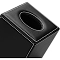 Miniatyrbillede 1 af 5: 1 stk. Servietholder i marmor - Firkantet servietdispenser i læder Black