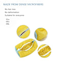 Miniatyrbilde 3 av 5: 2024 Vaskepose for sko i bomull, vaskenett, myke fibre fjerner enkelt smuss, anti-deformasjon -GSLA ZD L Yellow 2pcs