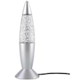 Miniatyrbillede 1 af 4: Lava lampe med glitter, skinner i flere forskellige farver Sølv