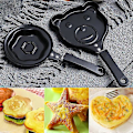 Miniatyrbillede 2 af 4: Mini Æg Morgenmad Stegepande Multi-stilarter Non-stick Pan Pandekage Crepe Pan Former Til Hjem Køkken Frog