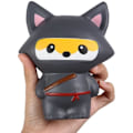 Miniatyrbillede 3 af 5: Squishies Ninja Ræv Squishy Langsomt Stigende Klem Legetøj Kawaii Duftende Bløde Squishies Dyrelegetøj Prime 1 Stk