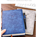 Miniatyrbillede 2 af 5: Galaxy Office Student A5 Ternede Hardcover Executive Notesbog Dagbog (Pink)