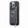 Pikkukuva 2 / 5: B5 iPhone 16 Pro Max -kotelo 2-in-1 Magneettinen irrotettava korttipidike Nahka + TPU Puhelimen suojus - Musta Black