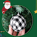 Miniatyrbilde 6 av 10: 6 stk 70 mm 2,76 tommers julekulepynt Juletrpynt Nyttårsdekorasjon