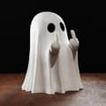 2025 Halloween Spökfigur, Läskig Spökstaty i Harts Style 3