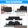 Miniatyrbilde 2 av 5: 2 stk 12V USB-kontakter, dobbel hurtiglading 3.0 12V kontakter USB-lader & PD Type-c (usb C), 12V 24V USB-lader vanntett strømadapter billader
