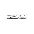 Miniatyrbild 1 av 5: 3D Metallkrom Svart Logotyp 2.0 2.5 Emblem Bil Skärm Badge Bagageutrymme Dekal För Mazda CX5 2.0 2.5 Stikcer Tillbehör Silver 2.0