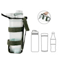 Miniatyrbild 5 av 5: Vattenflaskhållare Nylon Taktisk Vattenflaskväska Vattenflaskbärväska Militärgrön Army Green