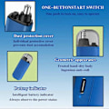 Miniatyrbilde 4 av 5: 2024 Cleanlook Bærbar Nesehårstrimmer, Cleanlook Nesehårstrimmer UK blue