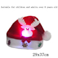 Miniatyrbilde 1 av 5: 2024 NY LED Julehatt Kreativ Blinkende LED Lys Strikket Lue Snømann Vinter Varm Farge Strikket Caps Julegave 43
