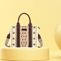 Miniatyrbillede 3 af 5: Wrangler Tote Taske Western Tasker til Kvinder Skuldertaske Boho Aztec Håndtasker NY Warm Yellow S