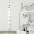 Miniatyrbilde 4 av 7: Veggkart for måling av barn, høydemålingskart for barn, hengende høydemålingskart med søtt mønster, dekorativt høydemåler for barn, vekstdiagram H