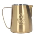 304 Rustfrit Stål Skummekop 420ML med Strømlinet Design og Olecranon Tud - Guld