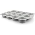 Miniatyrbilde 2 av 3: Komfort 12 muffinsform i silikon med håndtak - Form for muffins