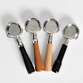Miniatyrbilde 2 av 5: Bunnsolid Håndtak uten Bunn for Halvautomatisk Kaffemaskin i Rustfritt Stål for BA101/BA102 TEMP IQ 58mm, B